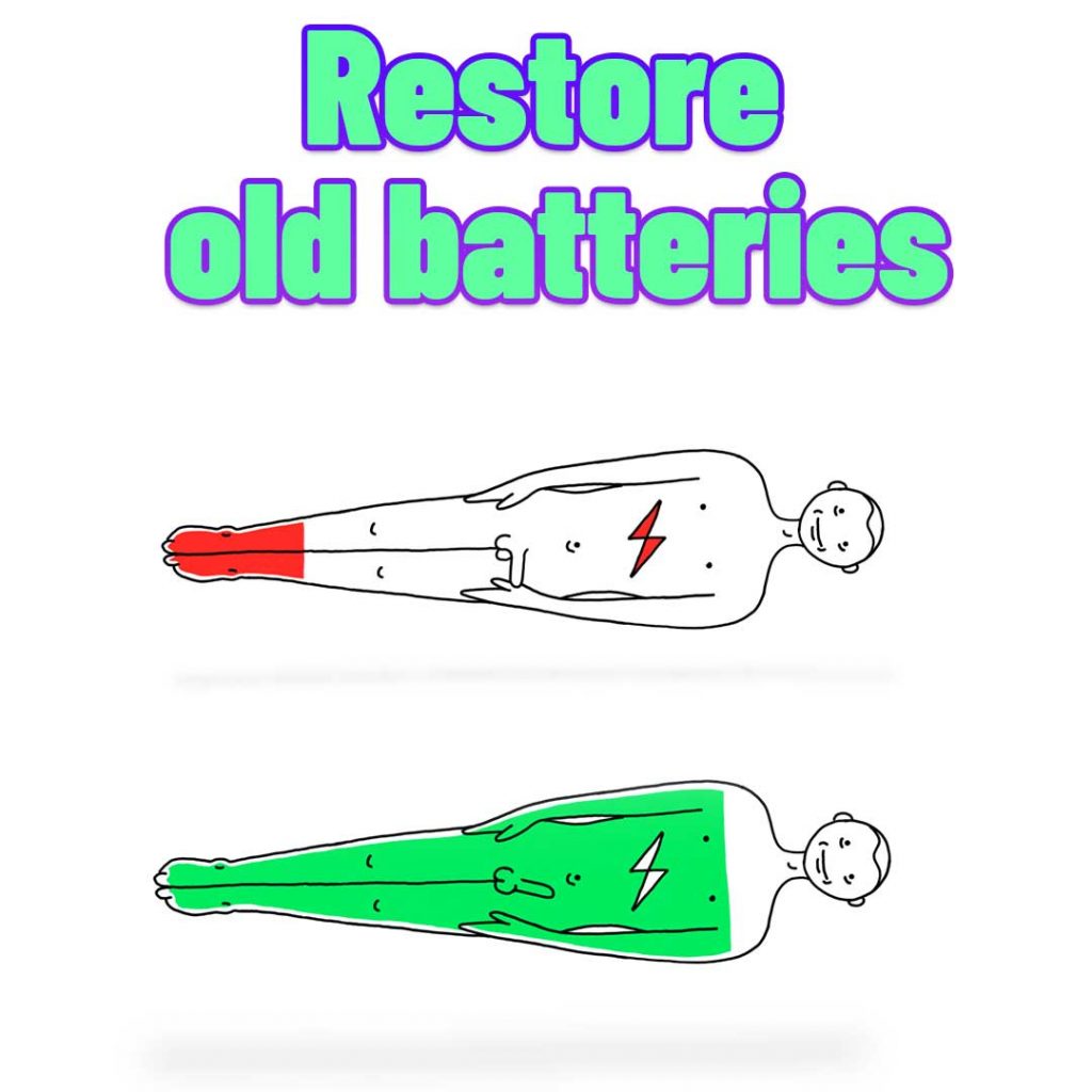 restore old batteries